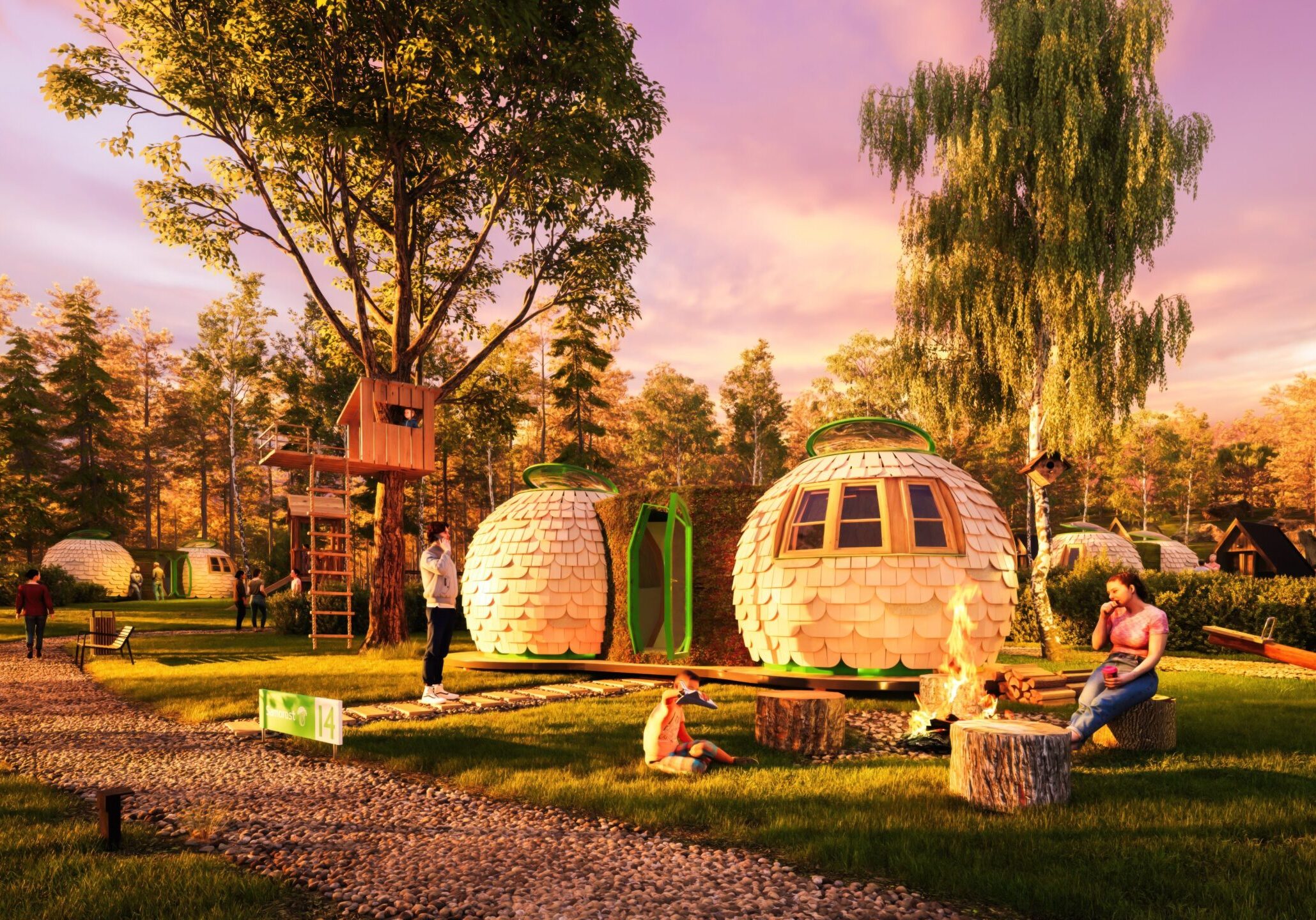 SAMOROST_vizualizace_glamping